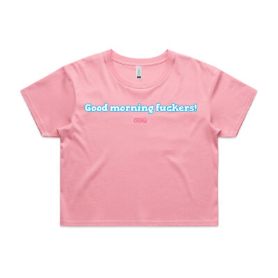 Good Morning F**kers! Crop Tee Thumbnail