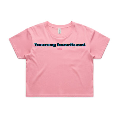 You are my favourite c**t Crop Tee Thumbnail