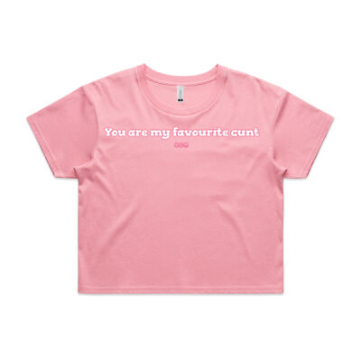 You are my favourite c**t Crop Tee Thumbnail
